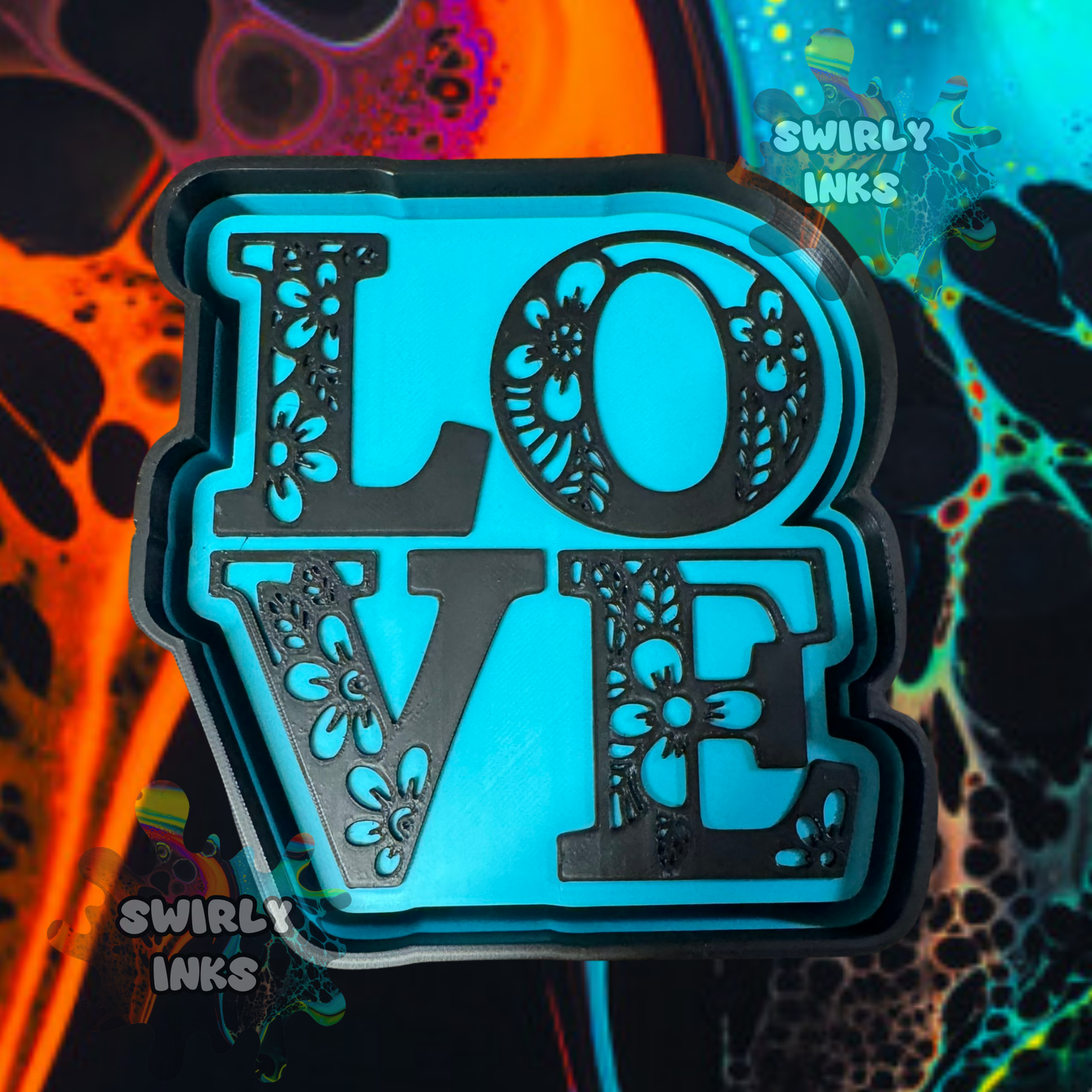 Love Flowers Freshie Mold