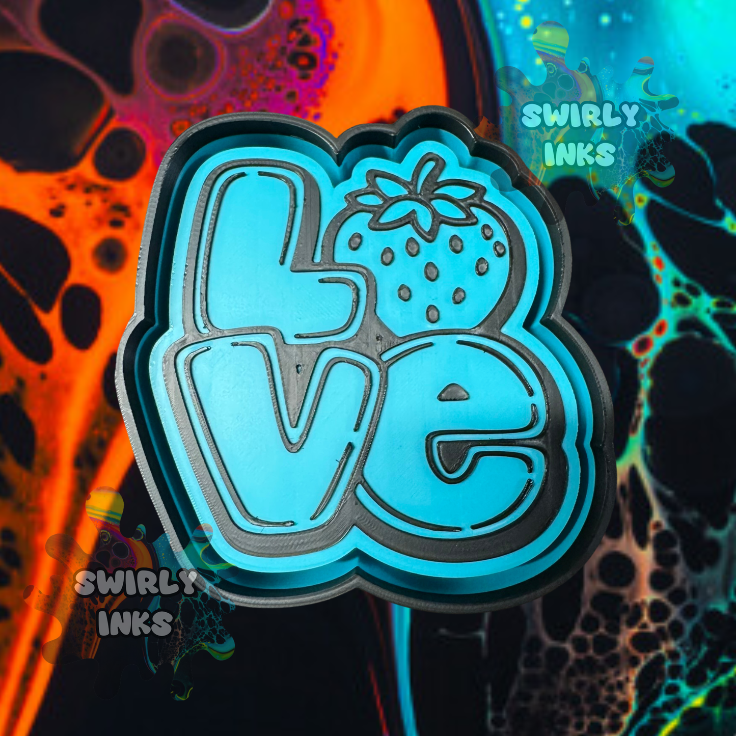 Love Strawberry Freshie Mold