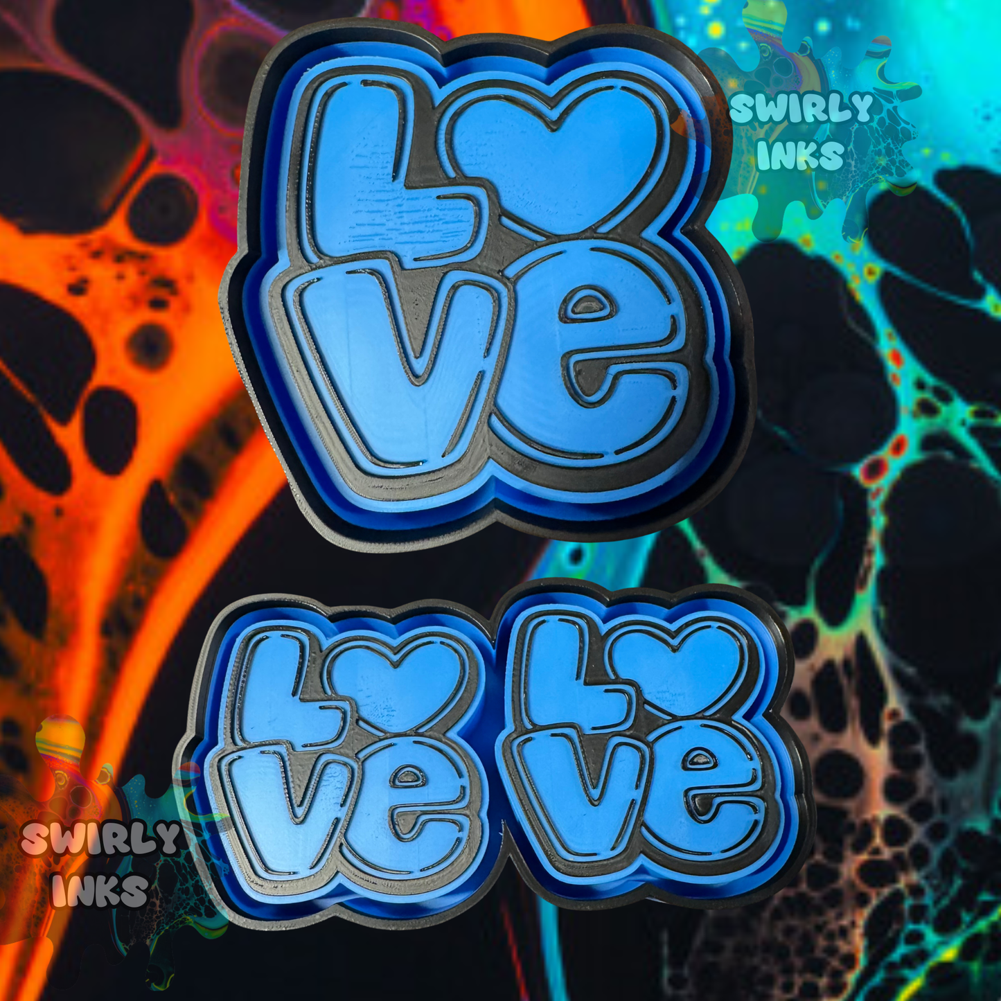 Love Set Freshie Mold