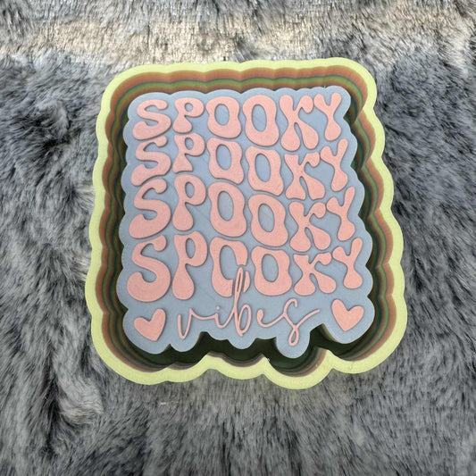 Spooky Vibes Freshie Mold