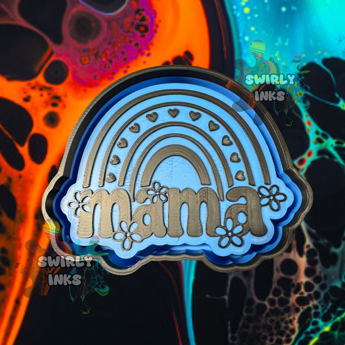 Mama Rainbow Freshie Mold