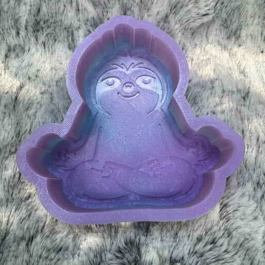 Meditating Sloth Freshie Mold