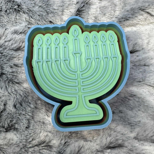 Menorah Freshie Mold