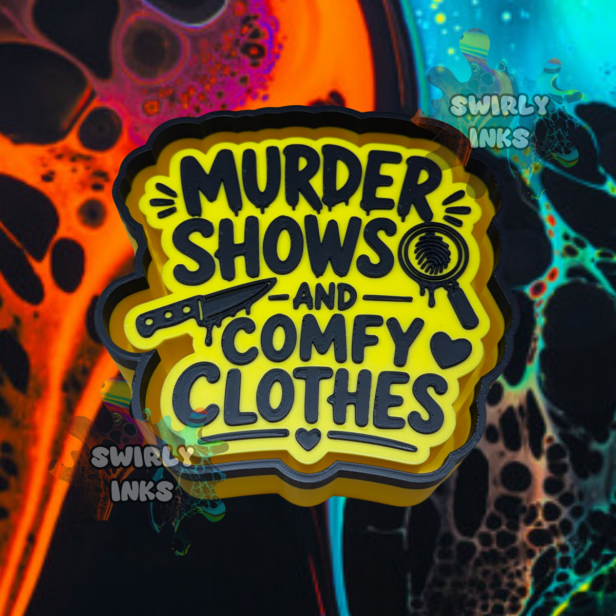 Murder Shows & Comfy Clothes Freshie Mold