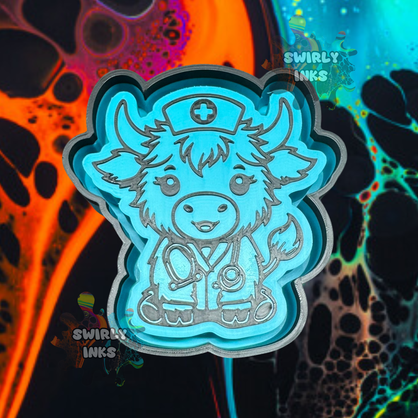Nurse Cow Freshie Mold