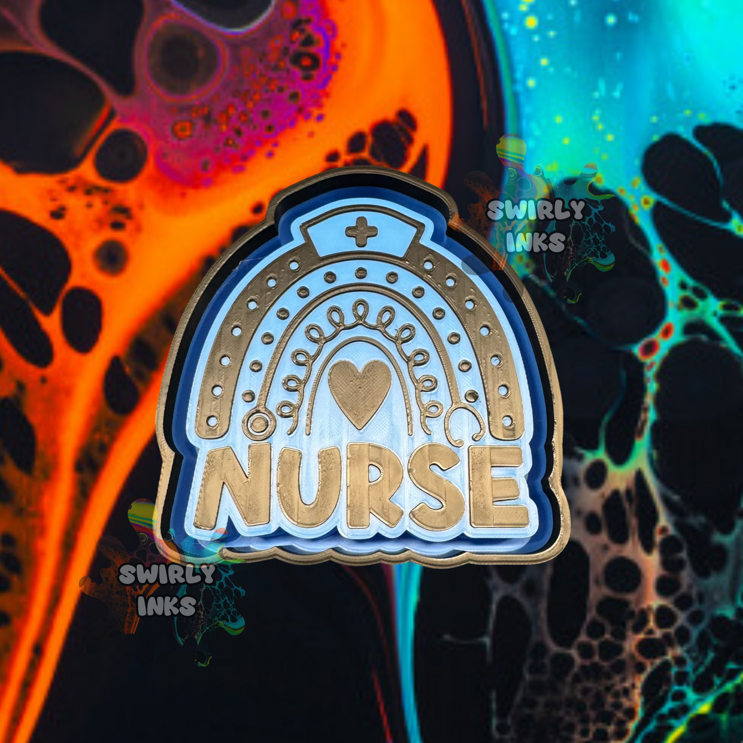 Nurse Rainbow Freshie Mold