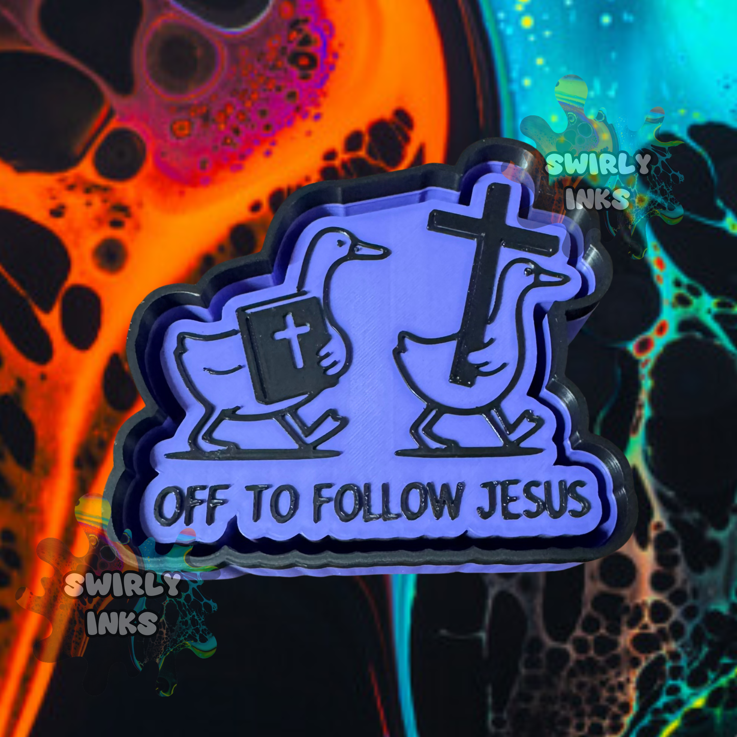 Off To Follow Jesus Freshie Mold