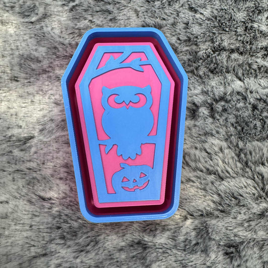 Owl Coffin Freshie Mold