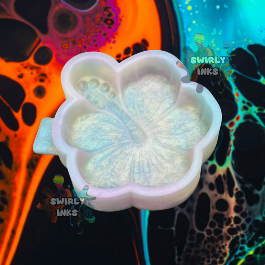 3D Hibiscus Freshie Mold