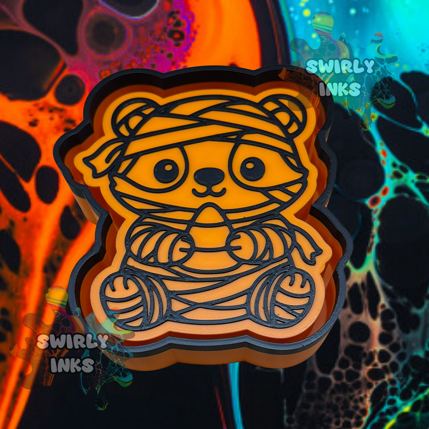 Panda Mummy Freshie Mold