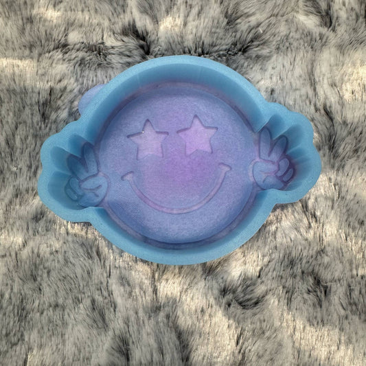 Peace Smile Face Freshie Mold