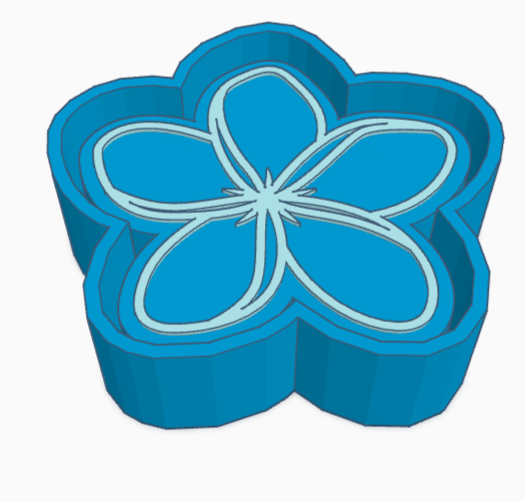 Plumeria Flower Freshie Mold