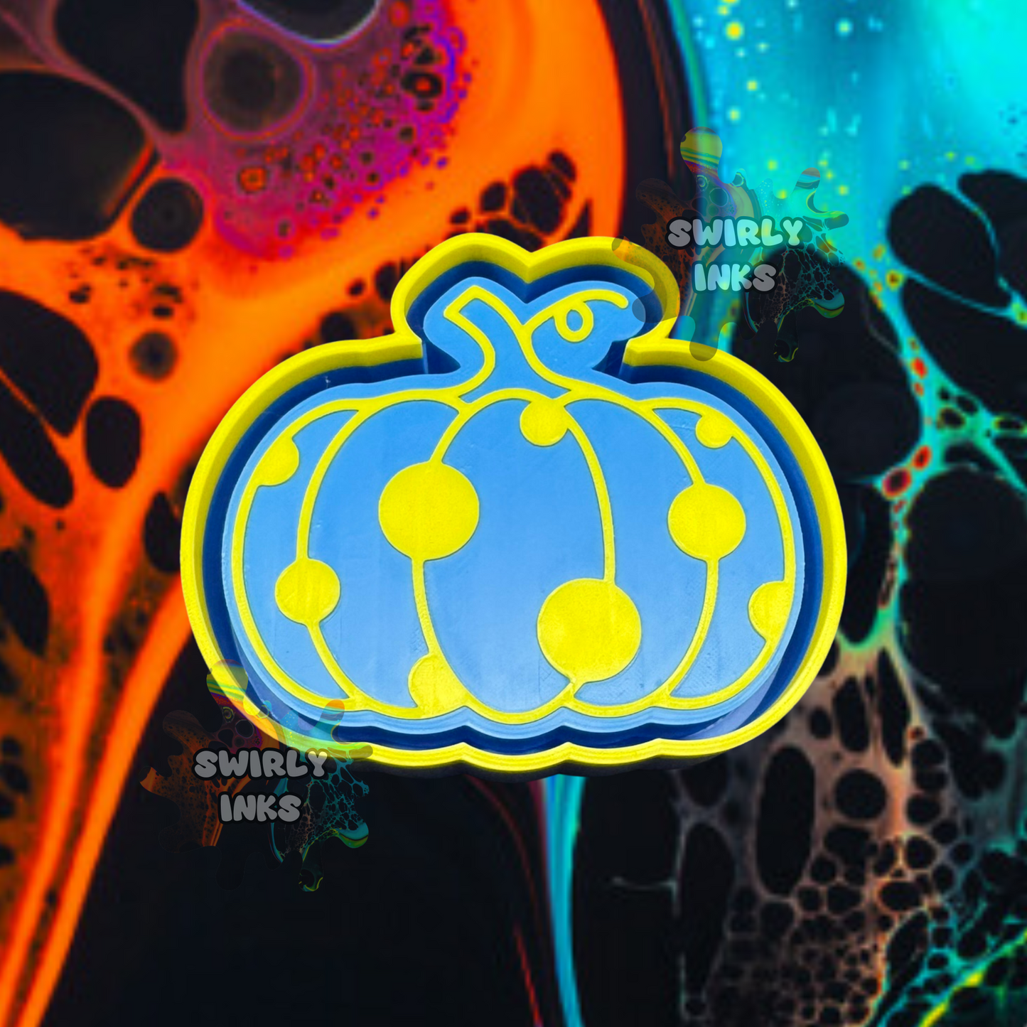 Polka Dot Pumpkin Freshie Mold