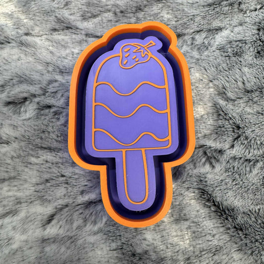 Popsicle Strawberry Freshie Mold