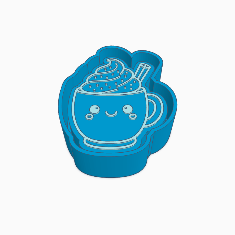 Hot Cocoa Cup Freshie Mold