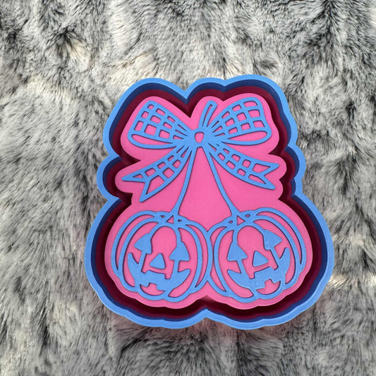 Pumpkin Bow Freshie Mold
