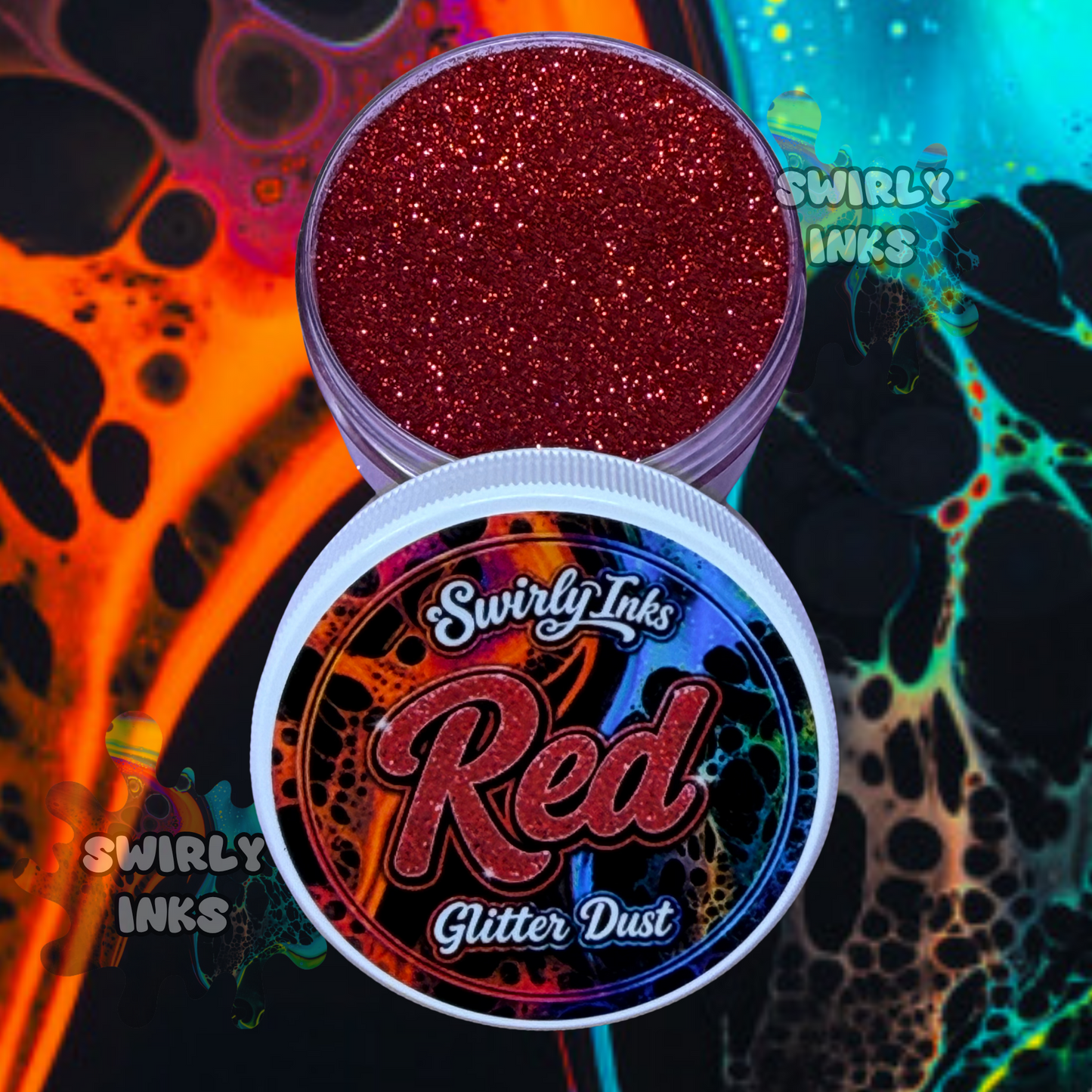 Red Glitter Dust 1oz