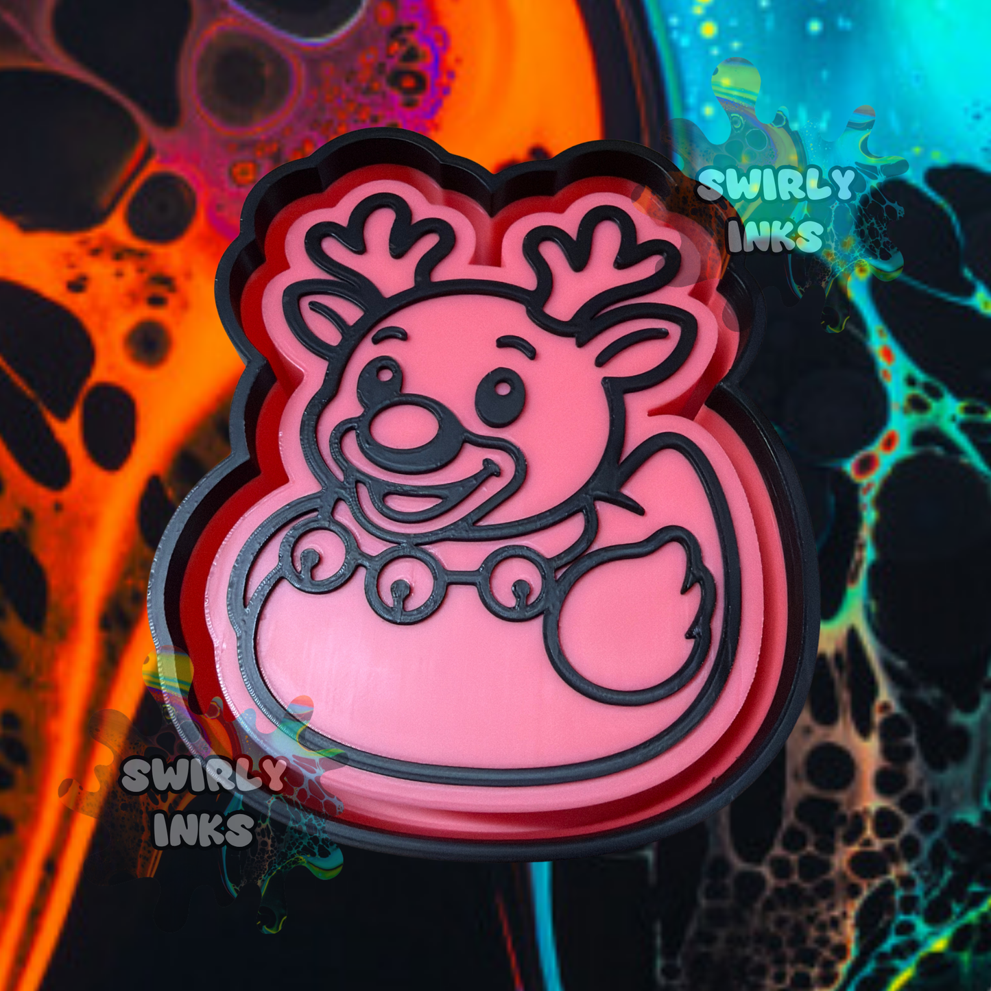 Reindeer Duck Freshie Mold