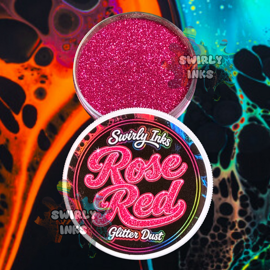 Rose Red Glitter Dust 1oz