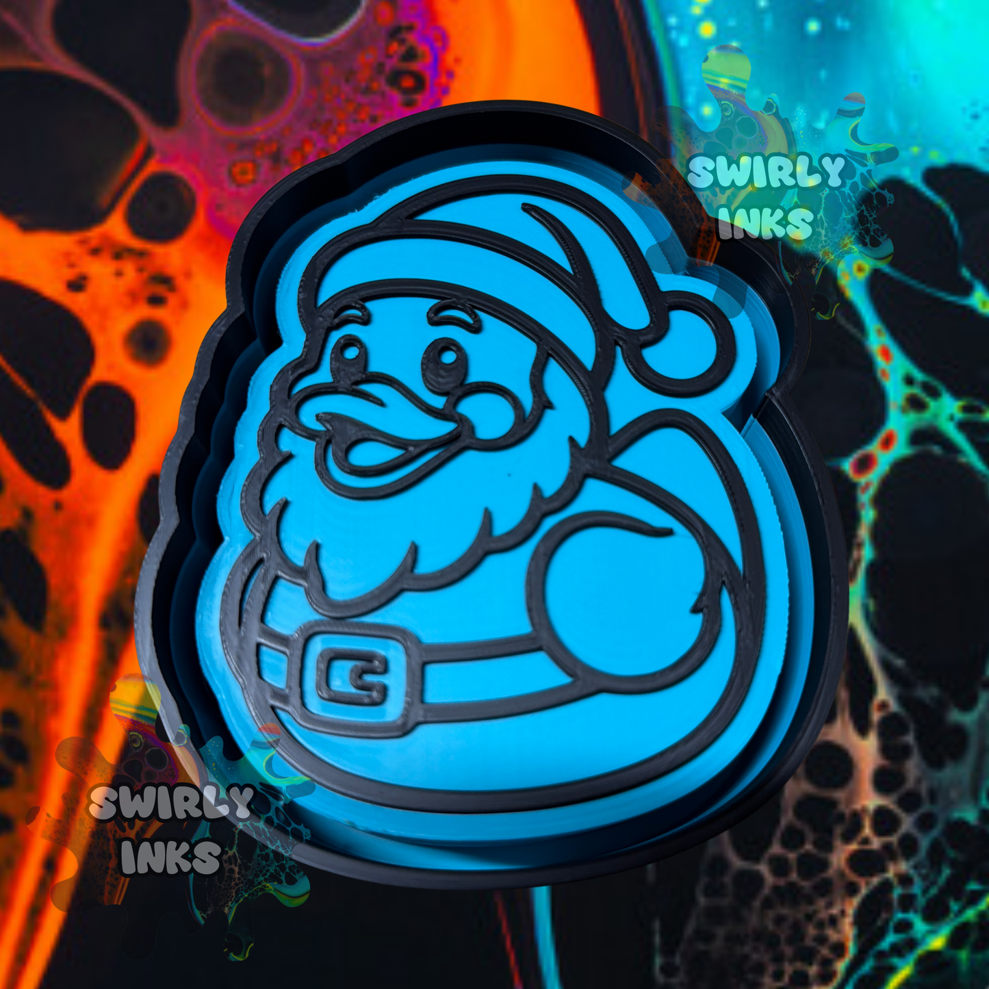 Santa Duck Freshie Mold