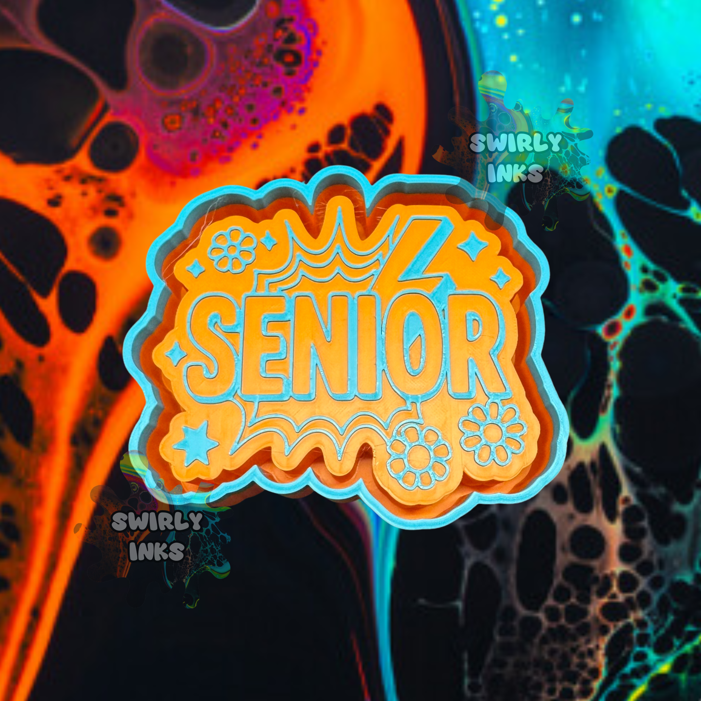 Senior Flowers Freshie Mold