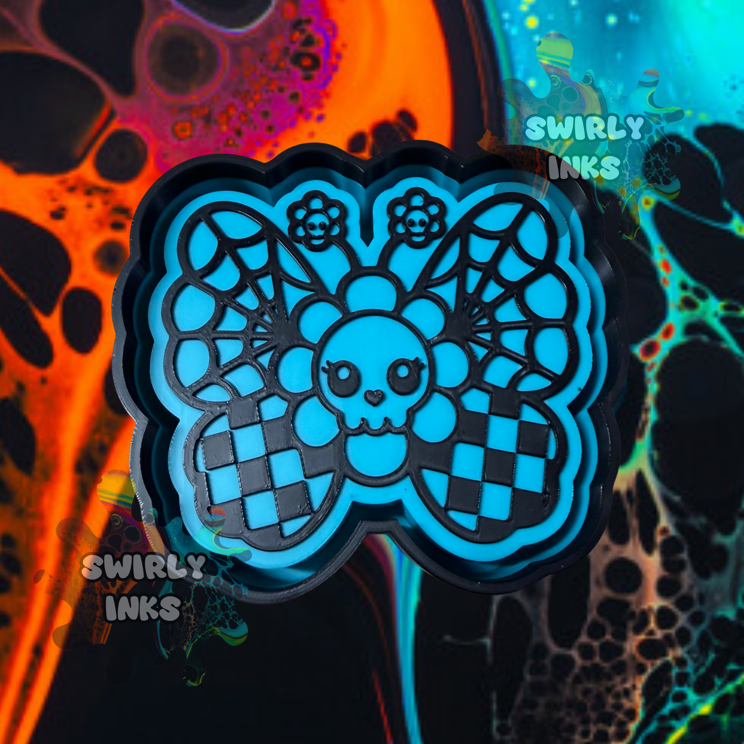 Skull Flower Moth Freshie Mold