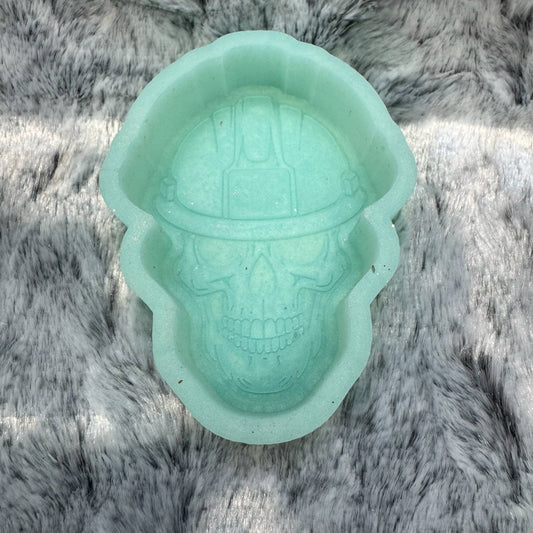 Skeleton with Hard Hat Freshie Mold