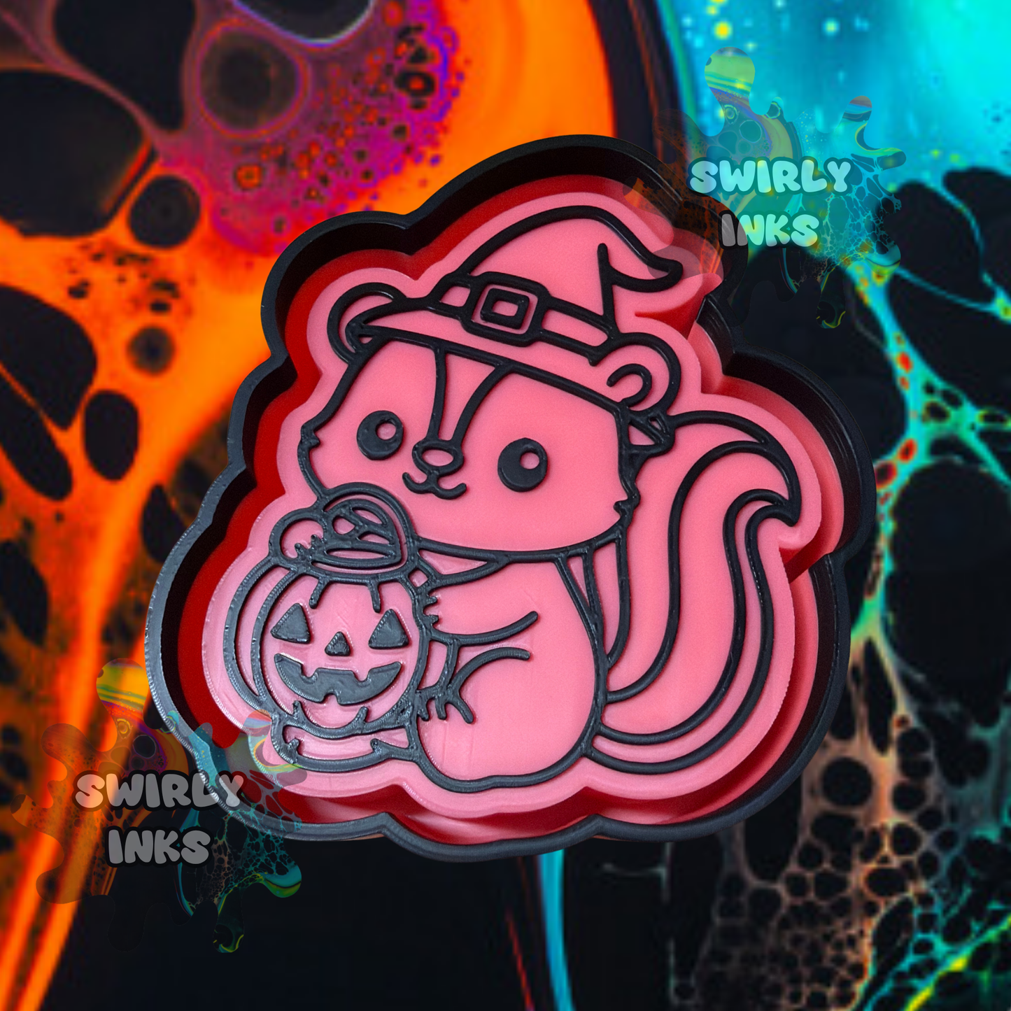 Skunk Witch Freshie Mold