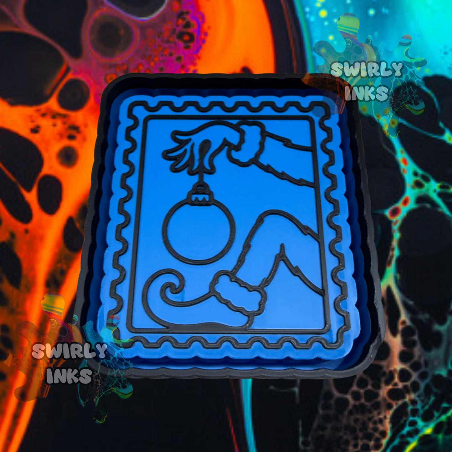 Sneaky Guy Stamp Freshie Mold