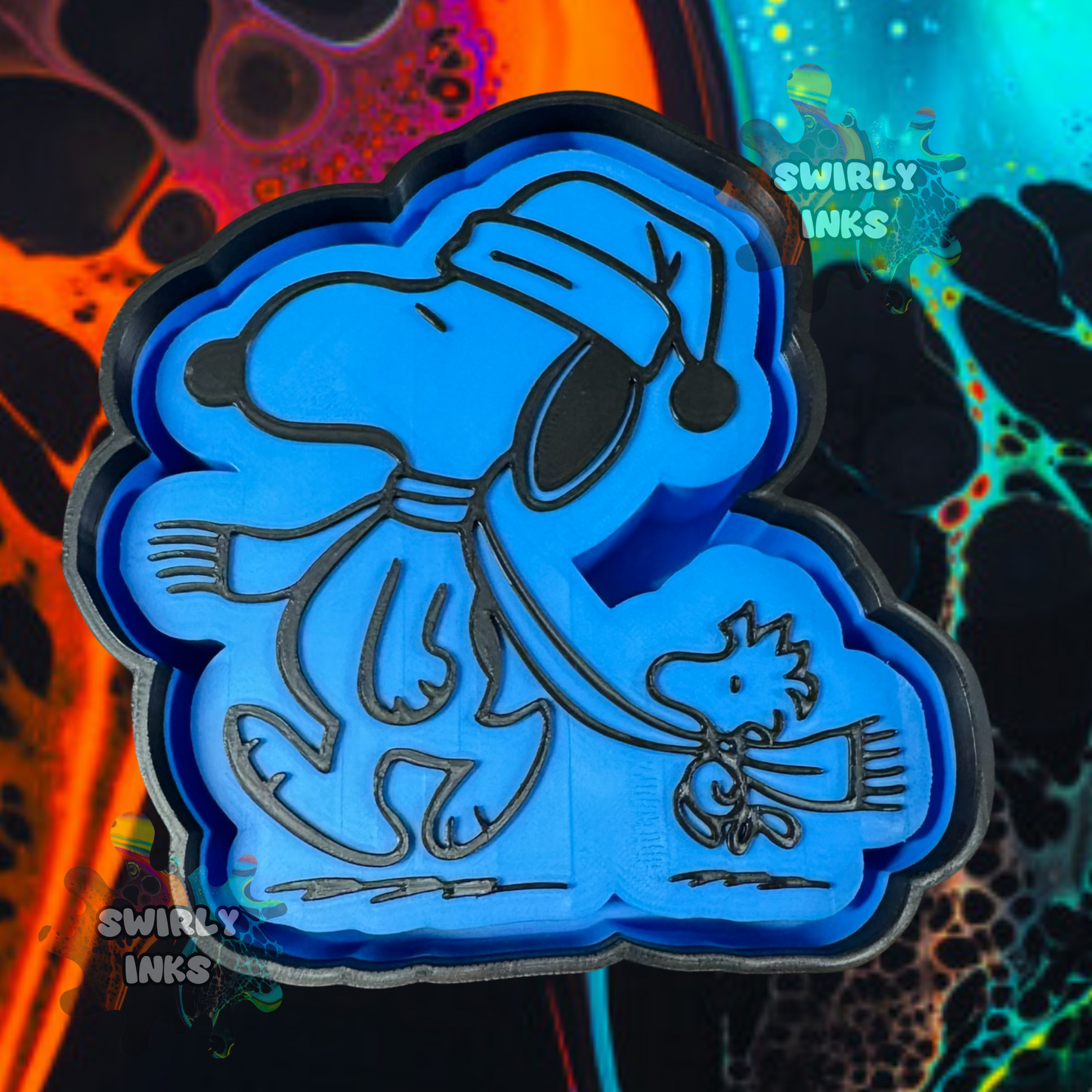 Snoopy & Woodstock Freshie Mold