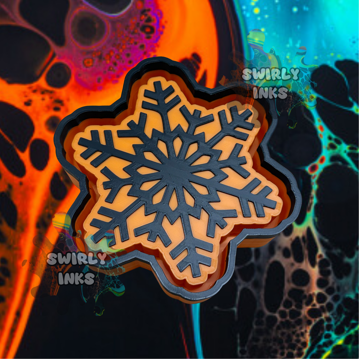 Snowflake Freshie Mold