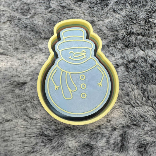 Snowman Freshie Mold