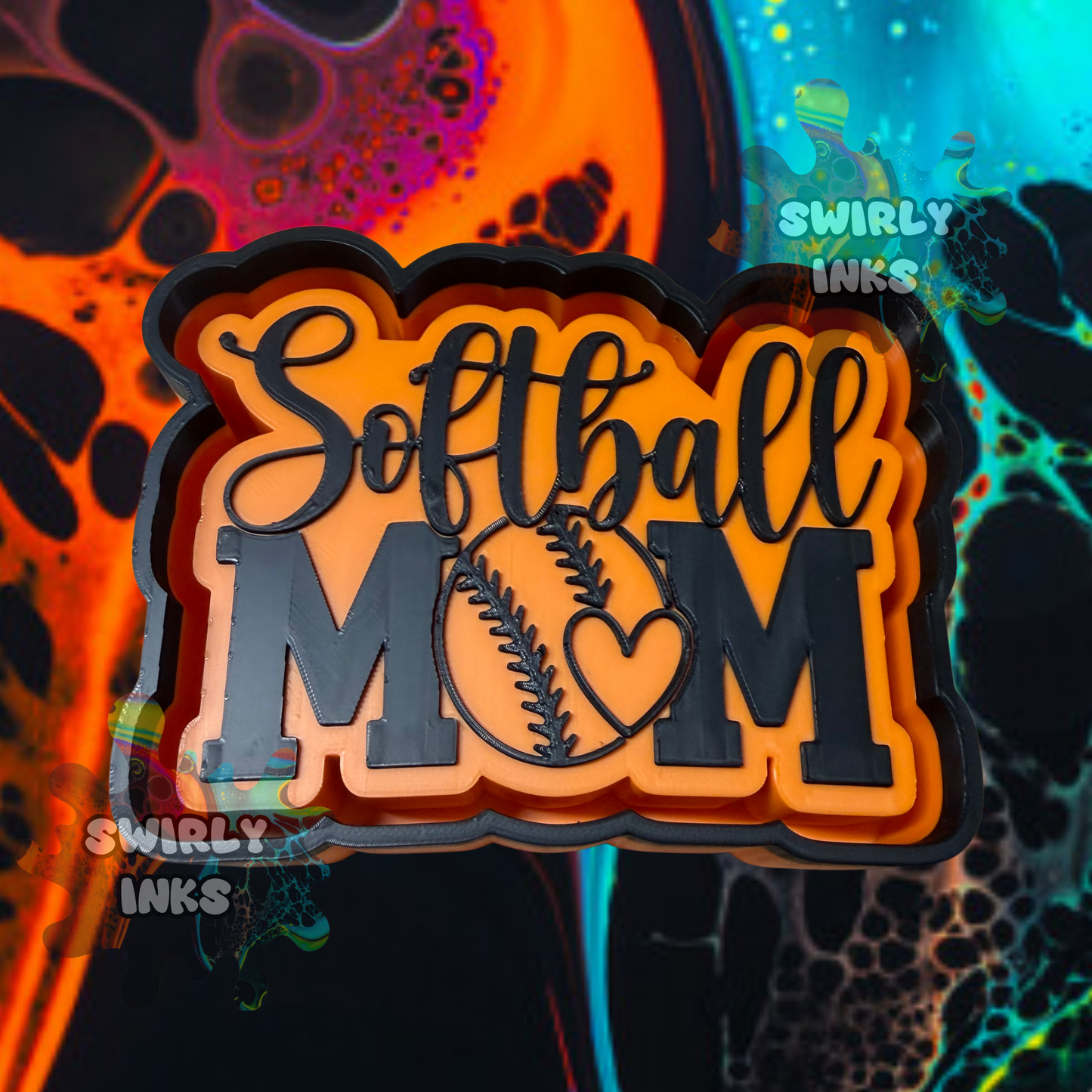 Softball Mom Freshie Mold