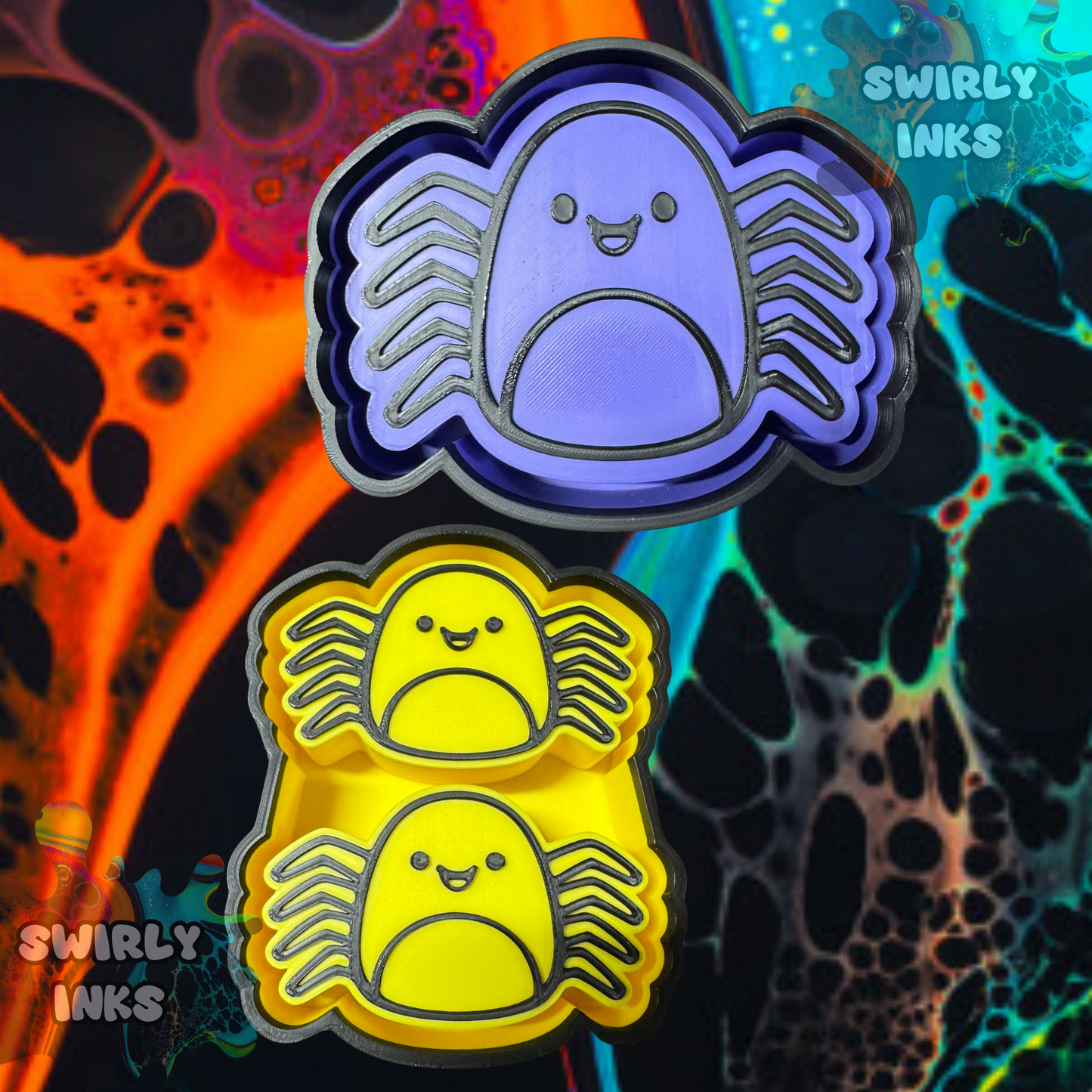 Spider Squishie Set Freshie Mold