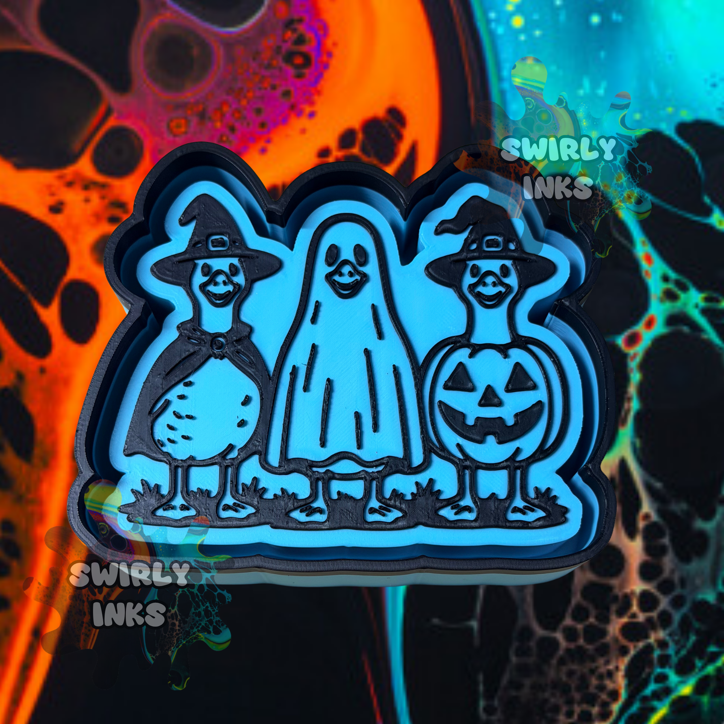 Spooky Geese Freshie Mold