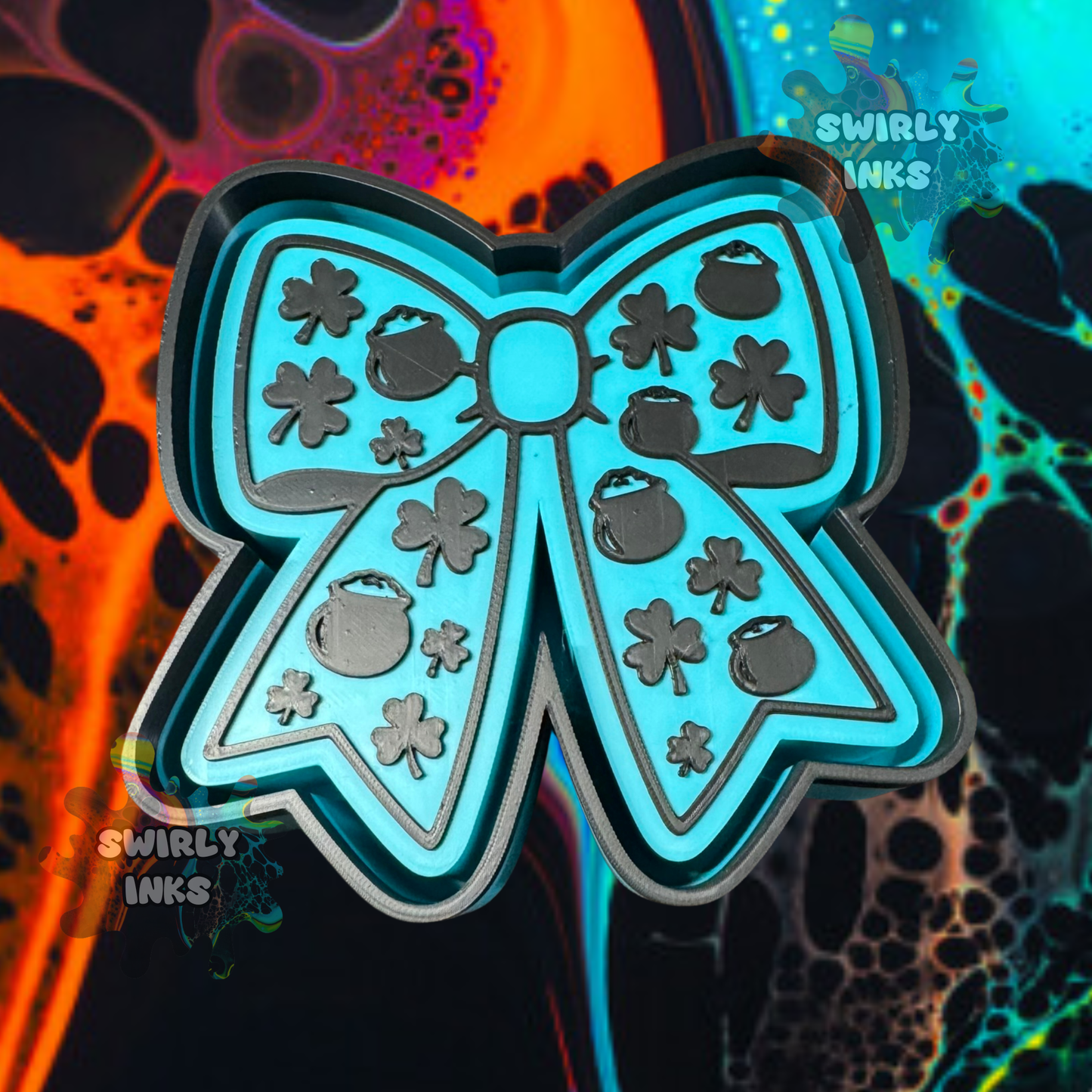 St. Patty Bow Freshie Mold