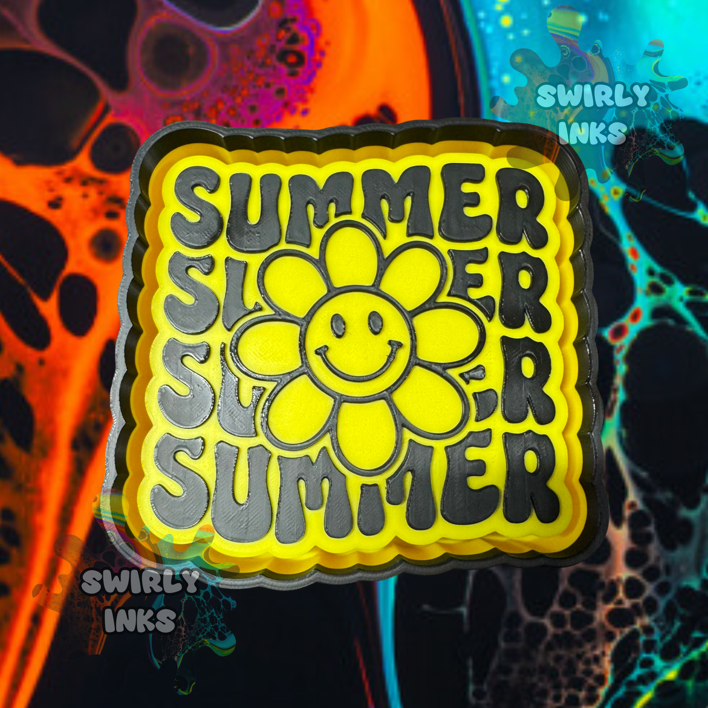 Summer with Flowers Freshie Mold