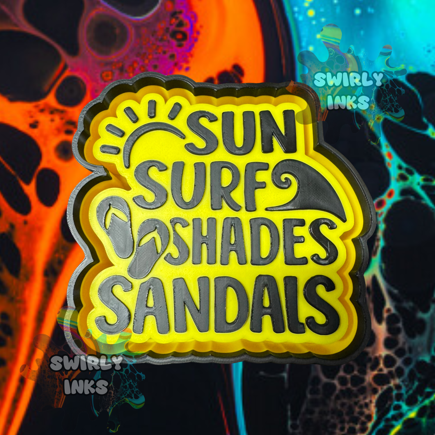Sun Surf Shades Sandals Freshie Mold