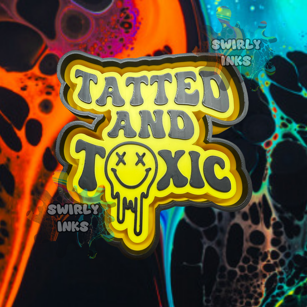 Tatted And Toxic Freshie Mold