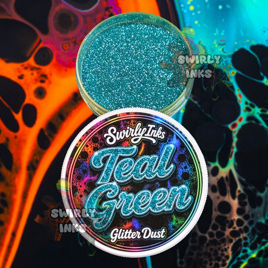 Teal Green Glitter Dust 1oz