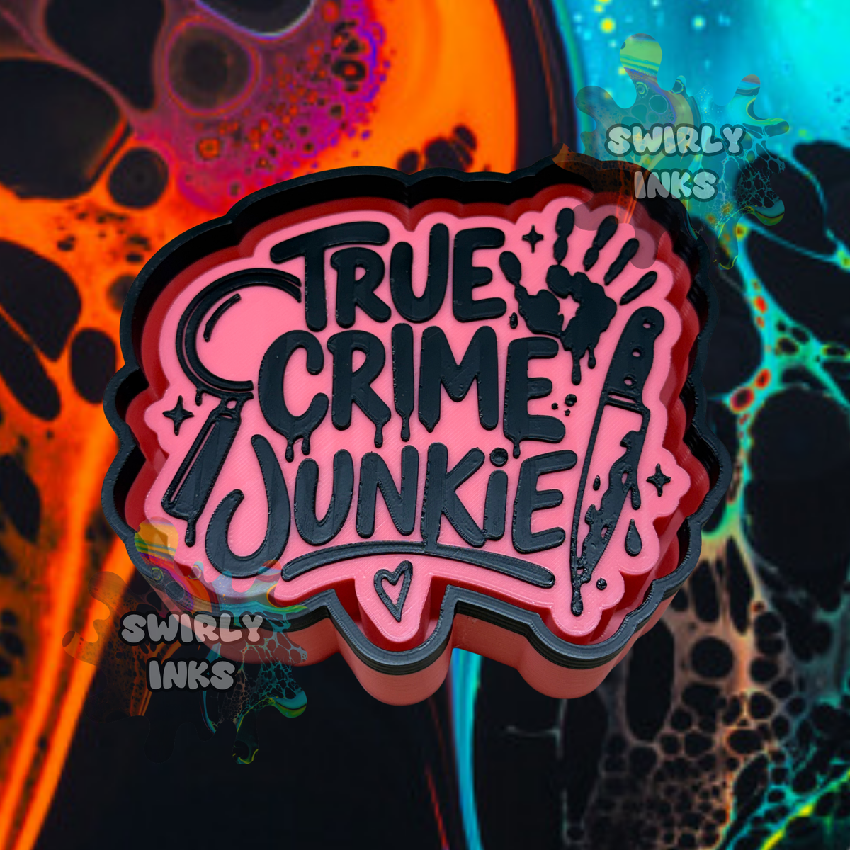 True Crime Junkie Freshie Mold
