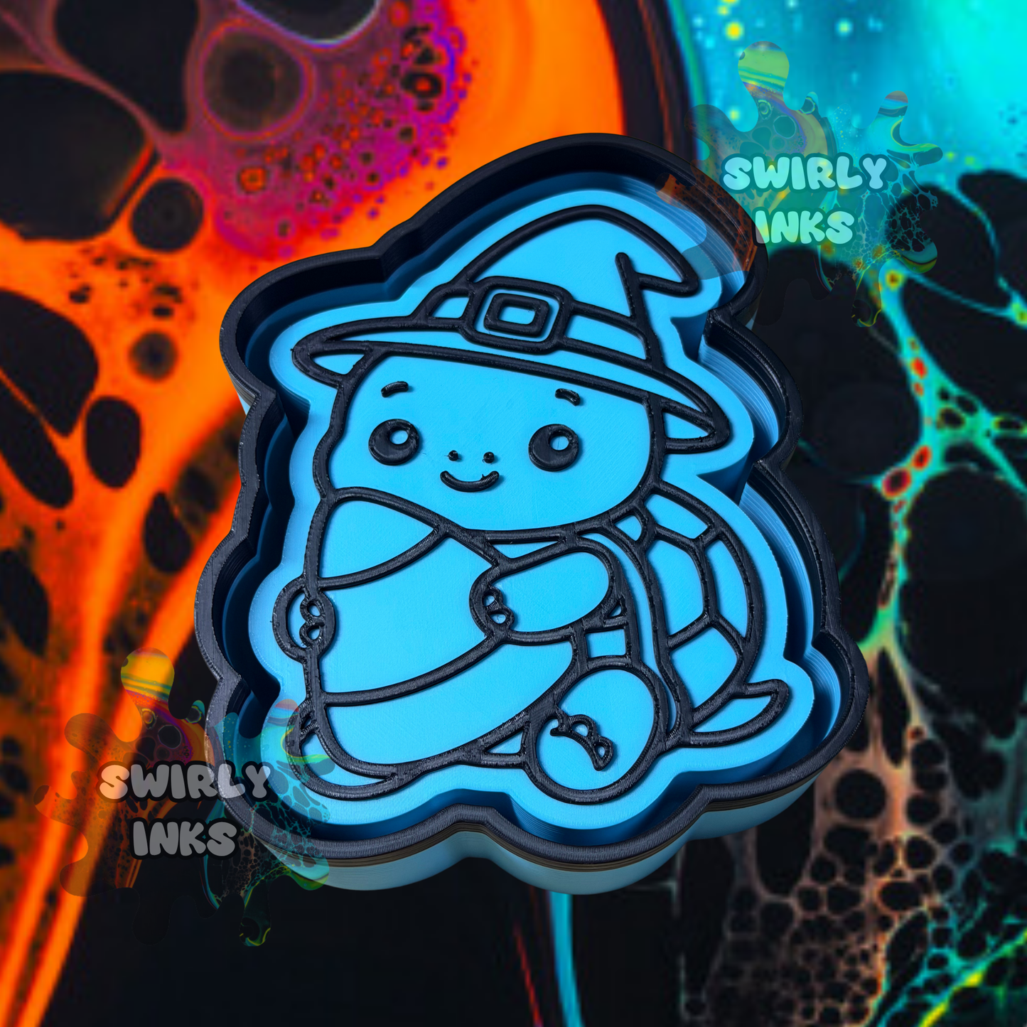 Turtle Witch Freshie Mold