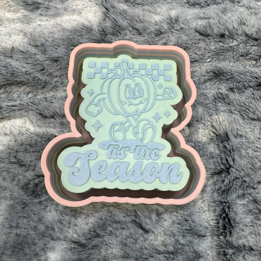 Tis The Season Pumpkin Guy Freshie Mold