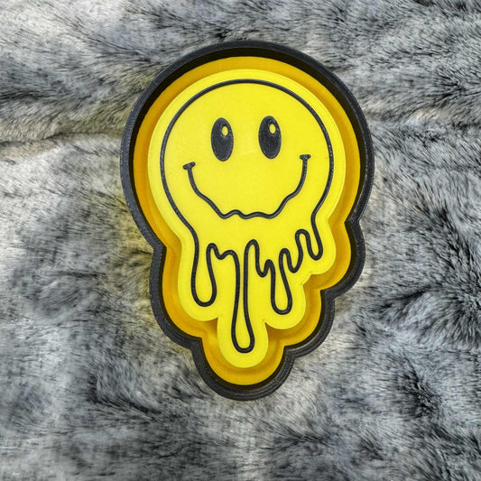 Melted Smiley Face Freshie Mold