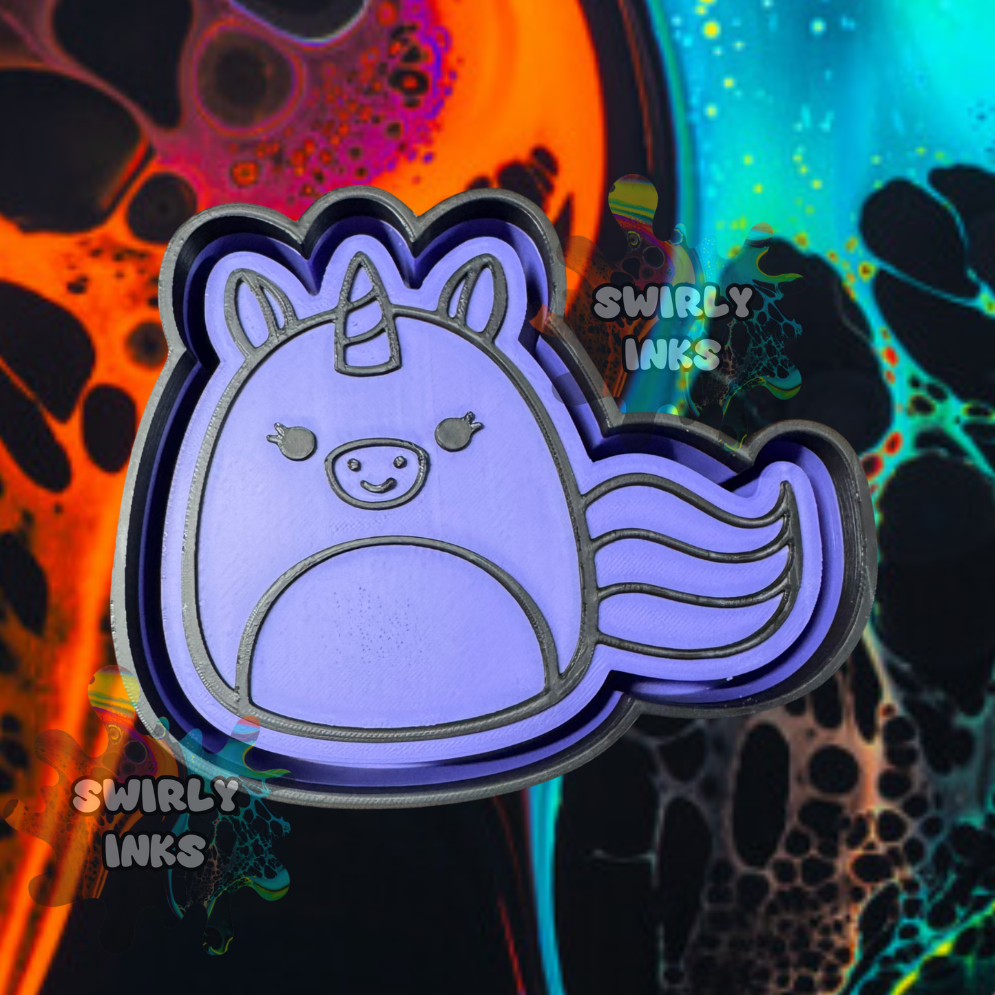 Unicorn Squishie Freshie Mold