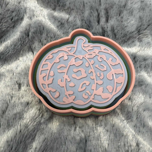 Leopard Print Pumpkin Freshie Mold