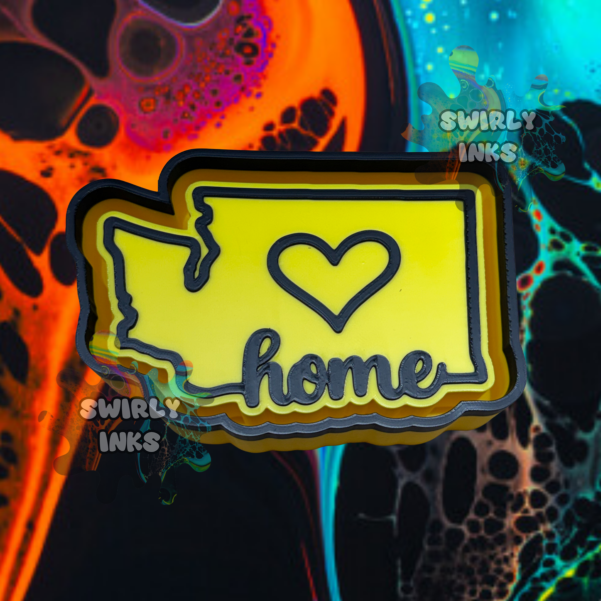 Washington Home State Shape Freshie Mold