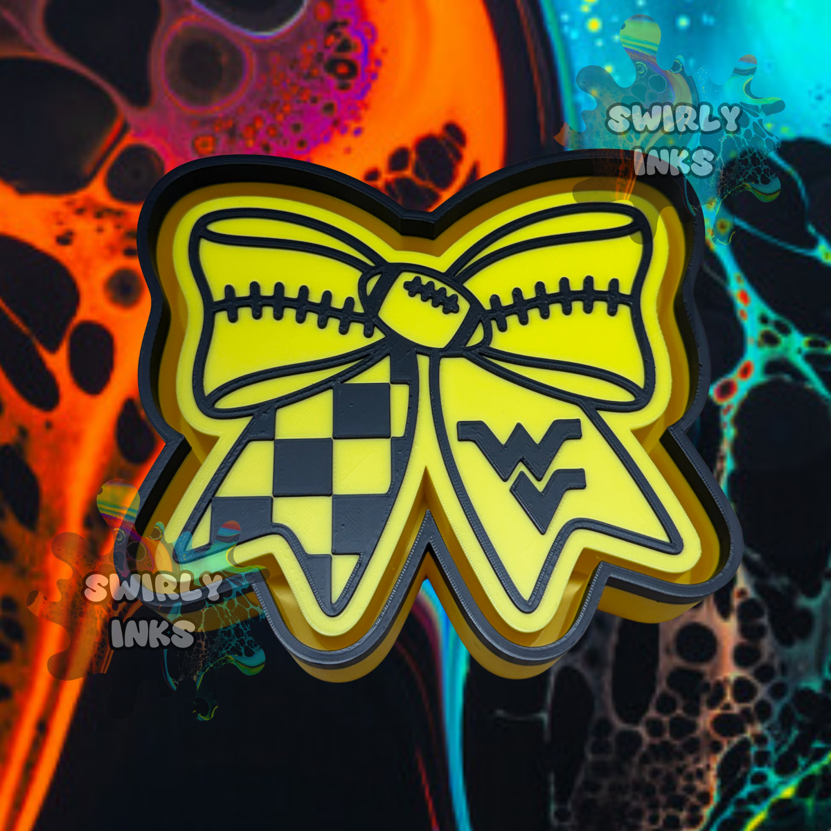 West Virginia Bow Freshie Mold