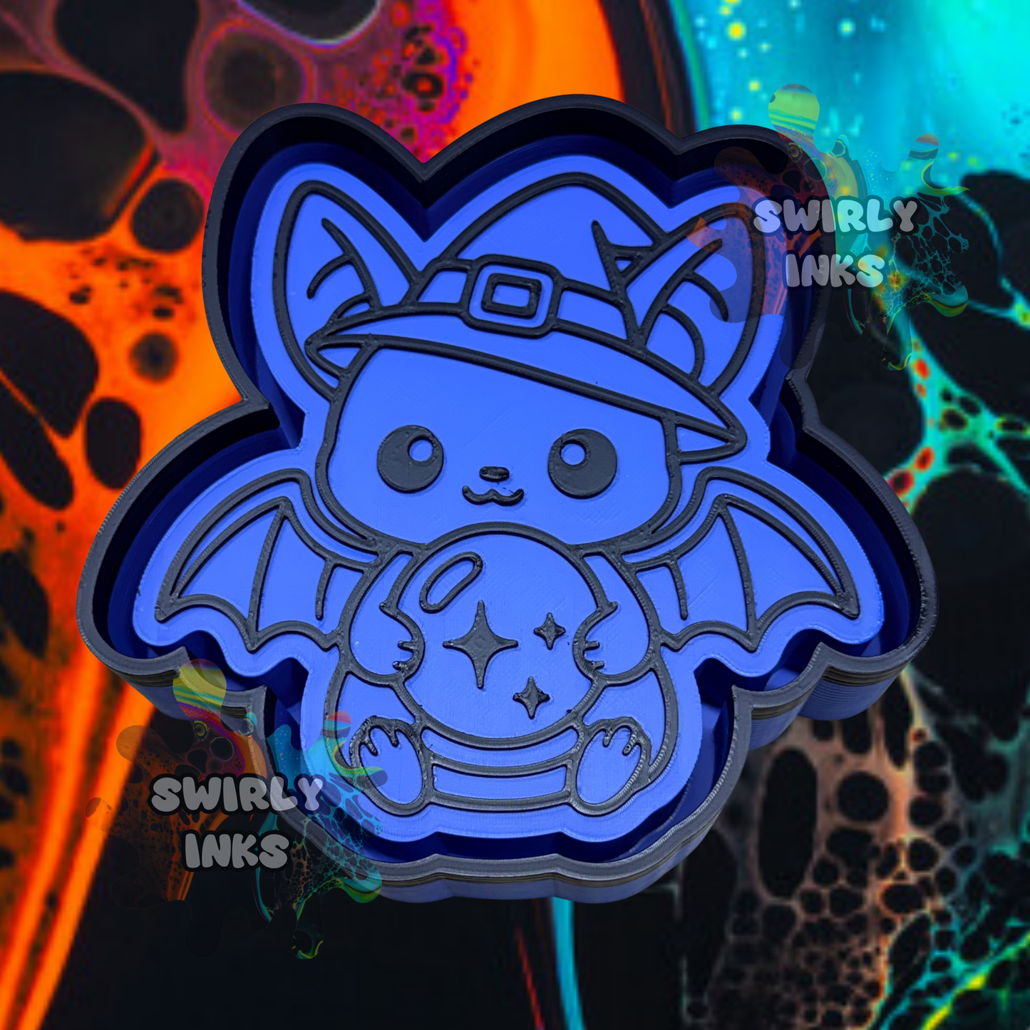 Witch Bat Freshie Mold