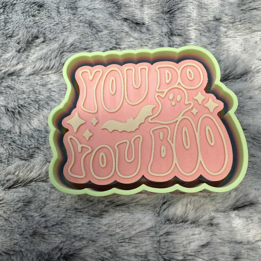 You Do You Boo Outline Words Freshie Mold